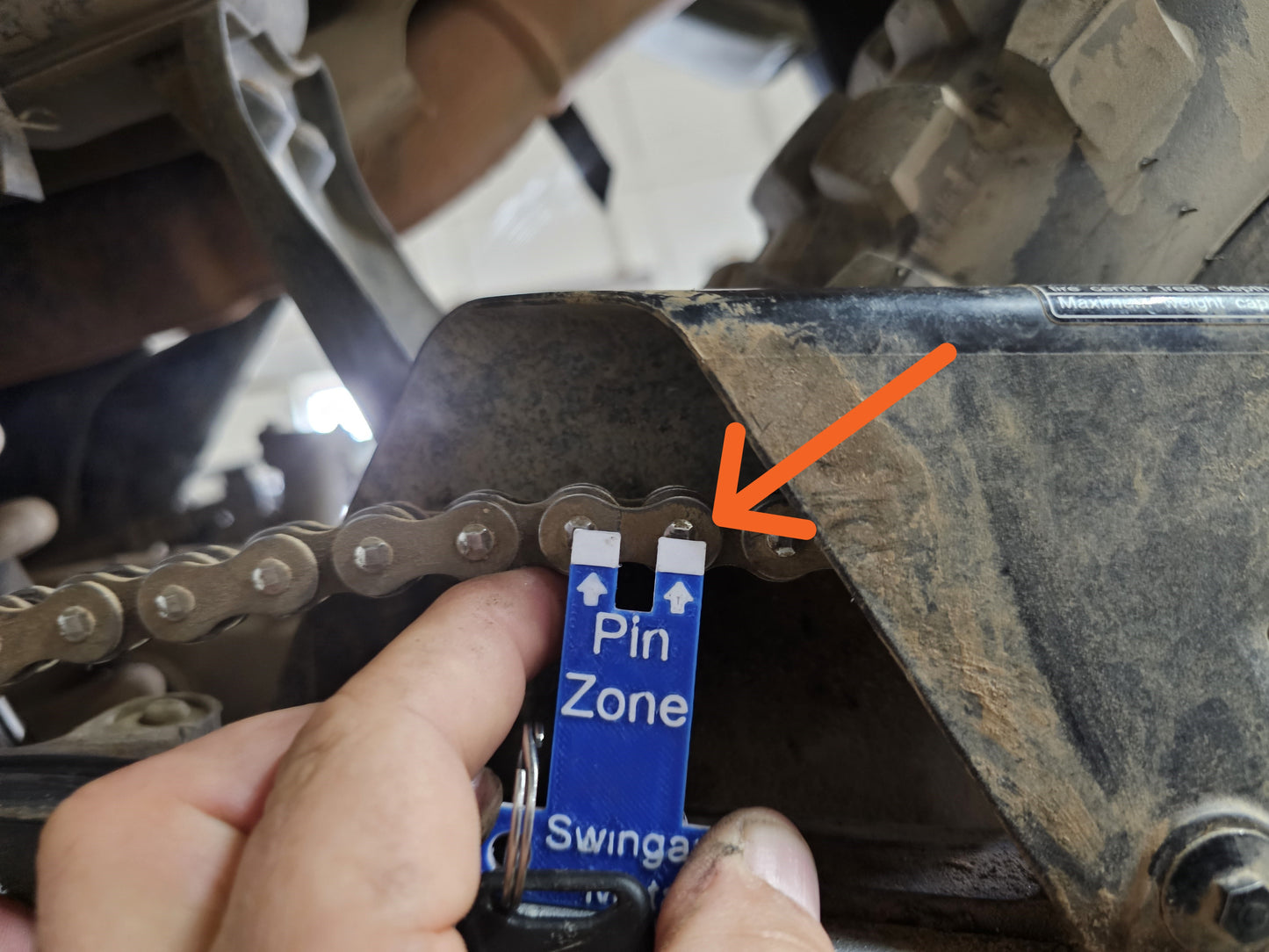 CRF300 Quick Chain Adjustment Checker Key Chain