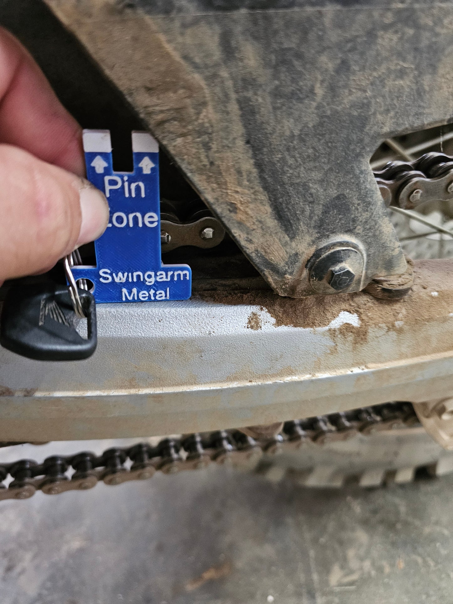 CRF300 Quick Chain Adjustment Checker Key Chain