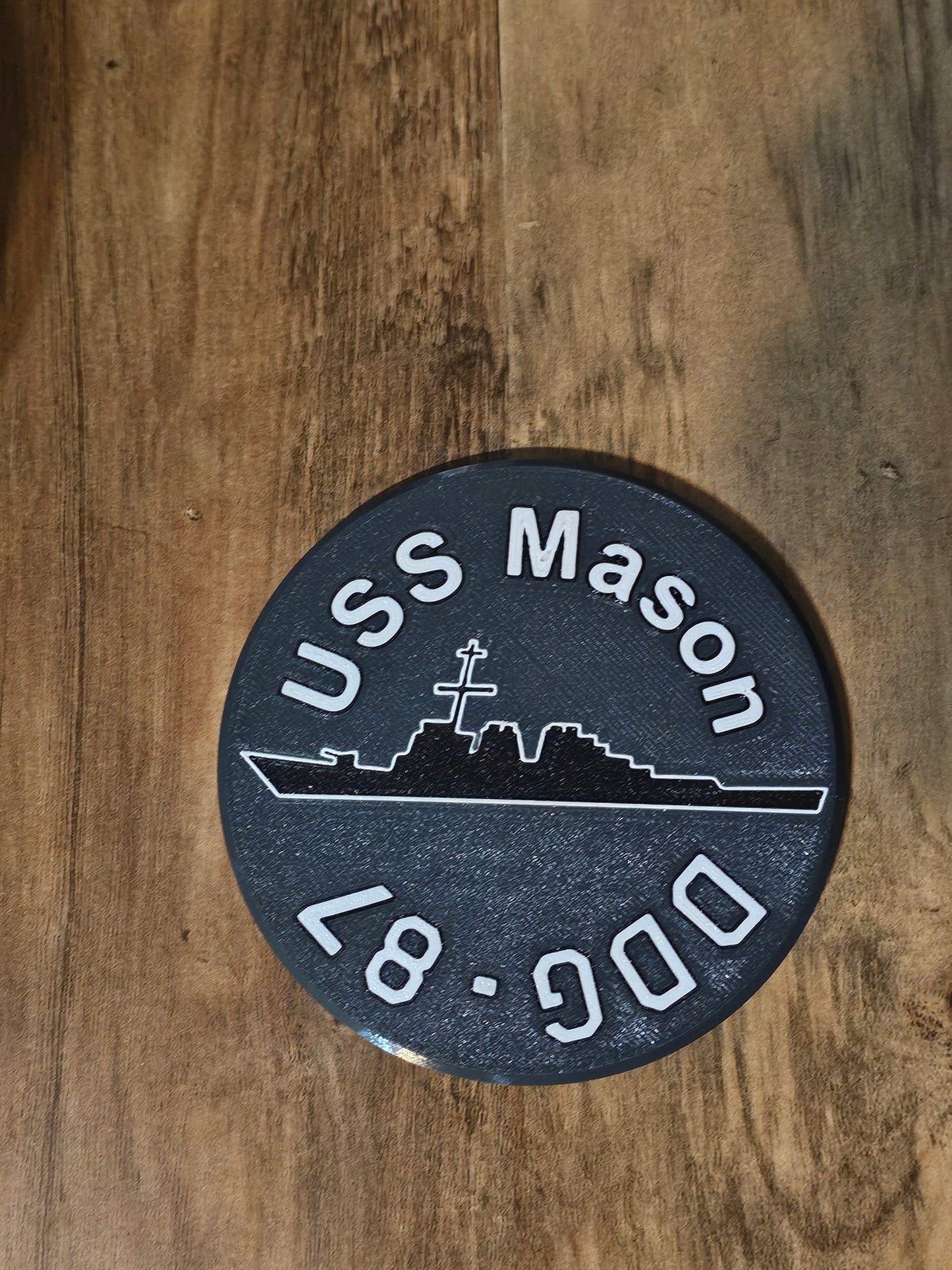 USS Mason Coaster Set of 4, DDG 87