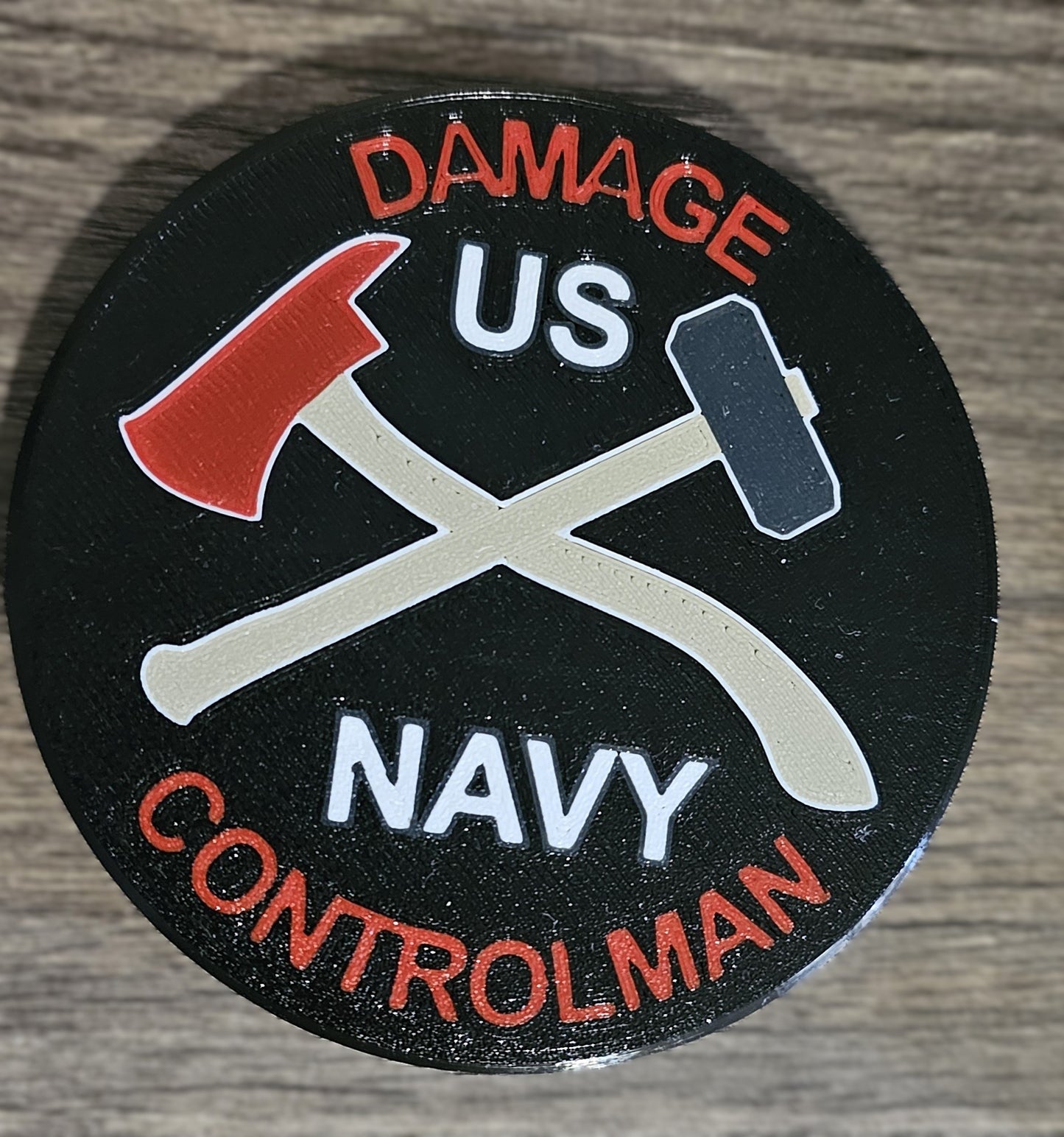 Navy Damage Controlman Rate Coaster Set of 4